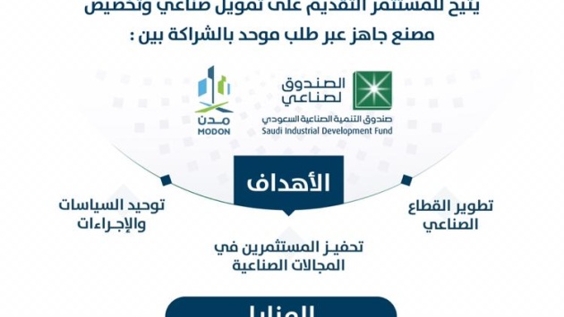 "الصناعي" و "مدن" يطلقان منتج "مصنع وقرض صناعي"