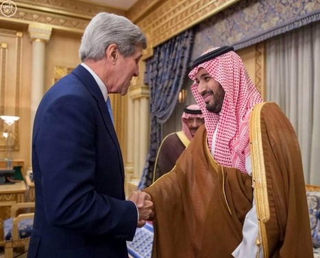 خادم الحرمين الشريفين يستقبل وزير الخارجية الأمريكي