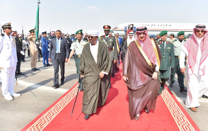 ولي العهد يستقبل الرئيس السوداني