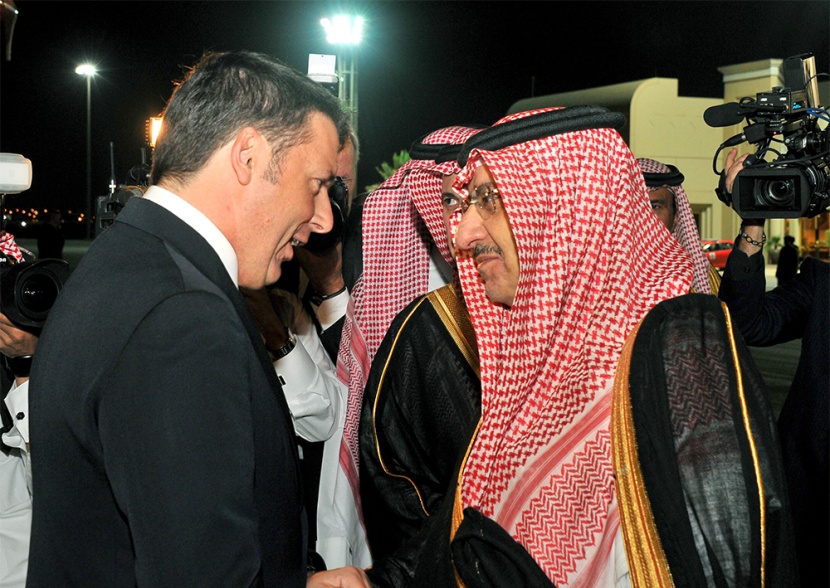 نيابة عن الملك .. ولي العهد يقيم مأدبة عشاء تكريماً لرئيس وزراء إيطاليا