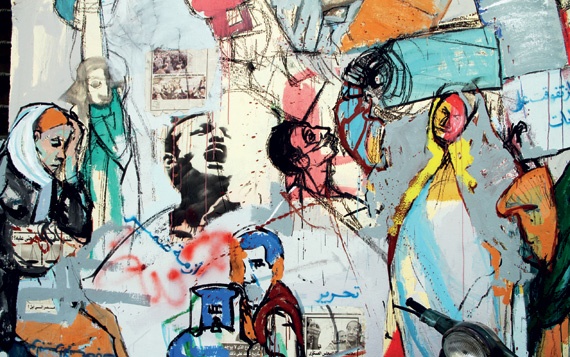 مشهدان يختصران مواقع الثقافة والسياسة في العالم العربي