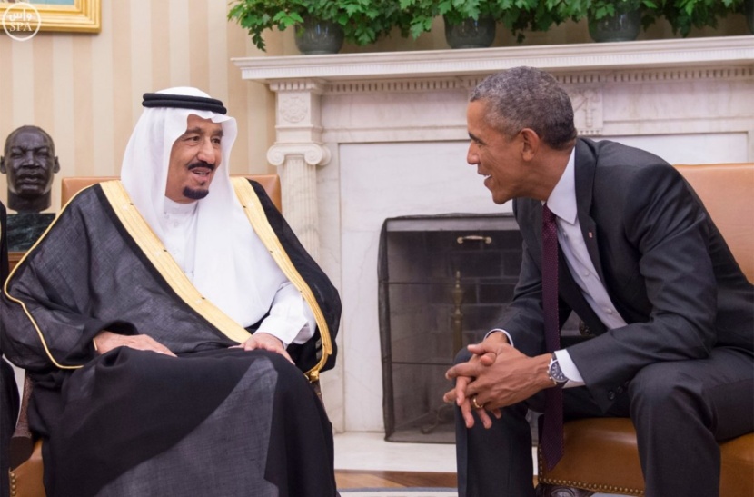 خادم الحرمين الشريفين يلتقي الرئيس الأمريكي