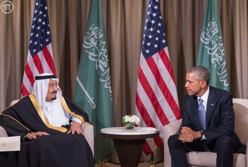 خادم الحرمين الشريفين يلتقي الرئيس الأمريكي