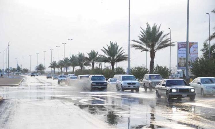 توقعات بهطول أمطار على الجوف والحدود الشمالية وتبوك
