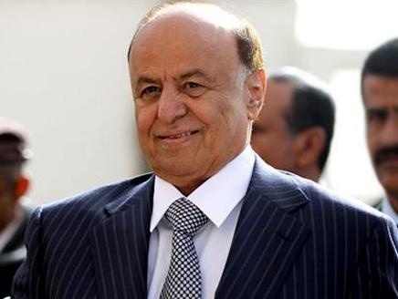 الرئيس اليمني عبد ربه منصور هادي يصل إلى عدن
