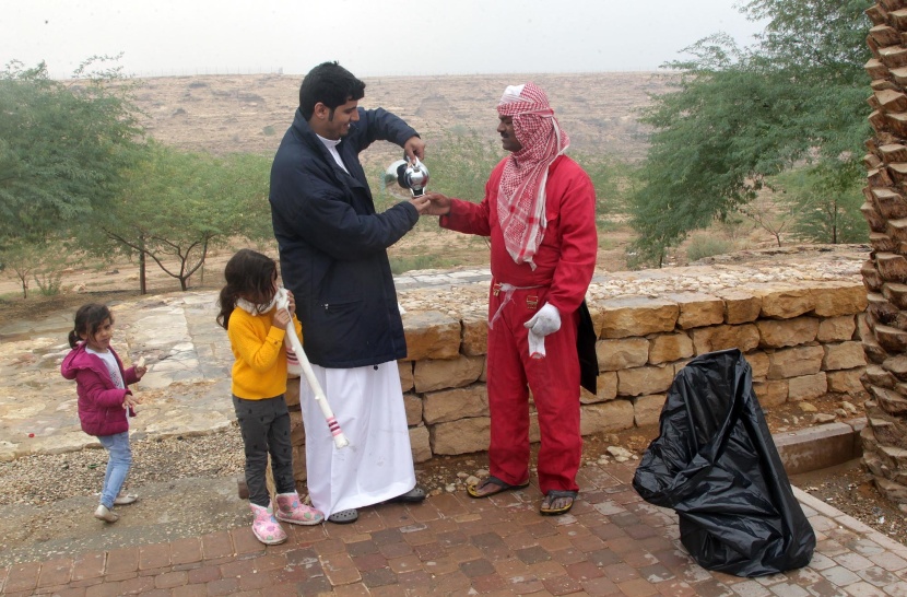 الرياض تحت المطر لليوم الثاني