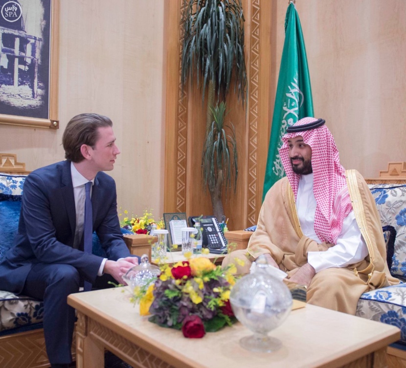 ولي ولي العهد يلتقي وزير خارجية النمسا ويبحثان مجالات التعاون وتطورات الأحداث