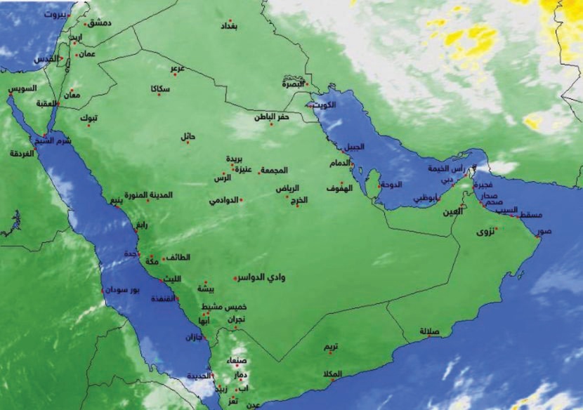 أمطار متوقعة على بعض مناطق السعودية اليوم