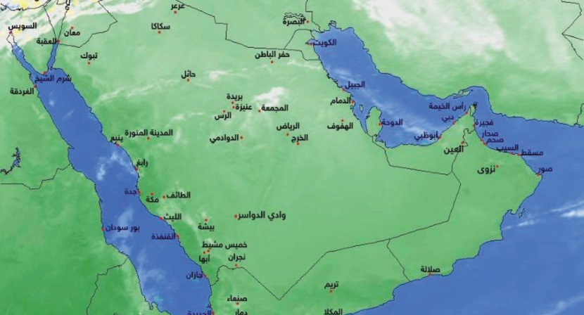 نشاط للرياح السطحية على بعض مناطق المملكة