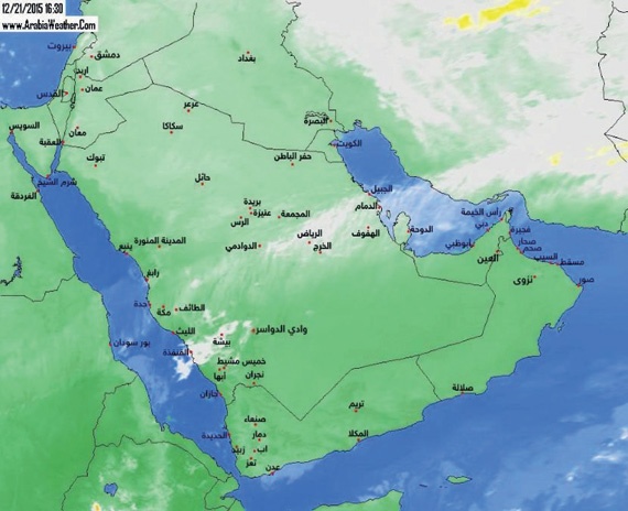 تكون سحب رعدية ممطرة على بعض المرتفعات