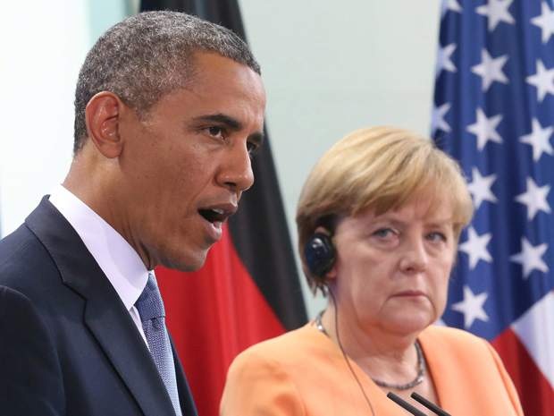 أوباما يزور ألمانيا أبريل القادم للقاء ميركل