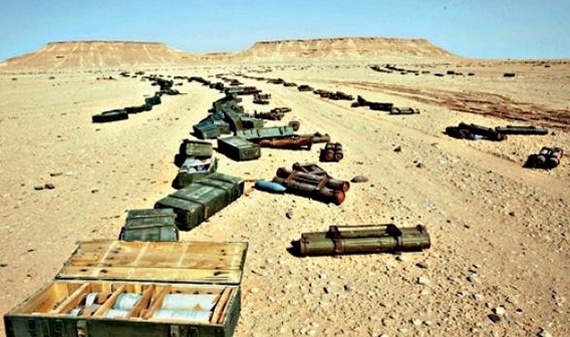 مصر : ضبط مدفع مضاد للطائرات و 18 قذيفة "أر بي جي" شمال سيناء