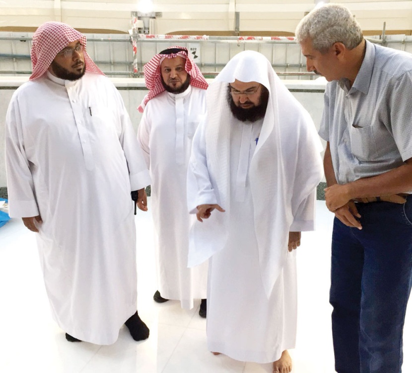 «رئاسة الحرمين»: إتمام استبدال 
«رخام الشاذروان» في الحرم المكي
