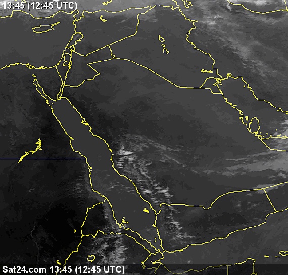هطول أمطار رعدية على بعض المرتفعات