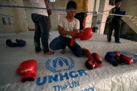 أطفال حلب يلجأون للملاكمة لإلهائهم عن الصراع