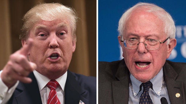 ترامب وساندرز يفوزان في الانتخابات التمهيدية في ولاية نيوهامبشير