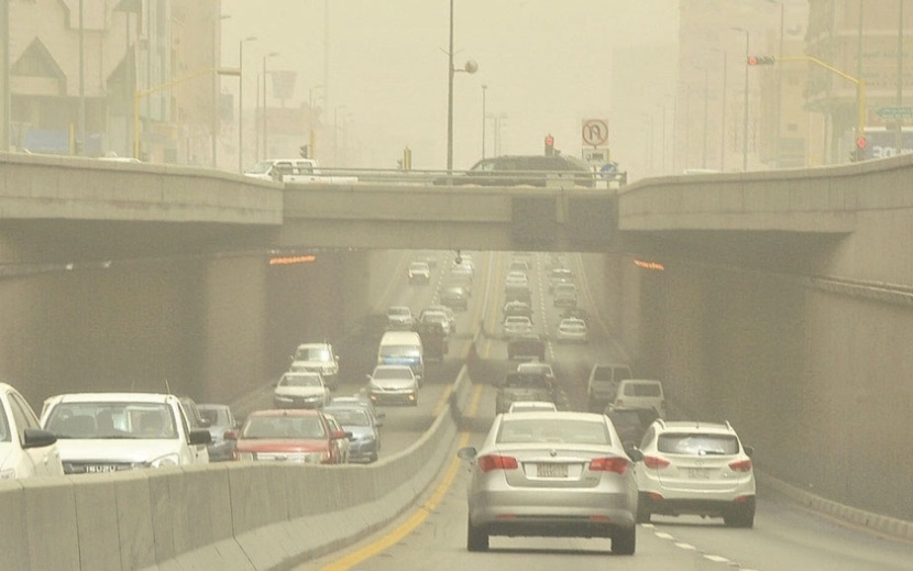 نشاط مثير للأتربة والغبار على منطقتي مكة المكرمة والمدينة المنورة