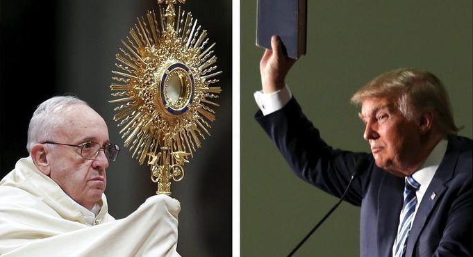 البابا لترامب: لست مسيحيا .. وترامب: تصريحاتك مشينة