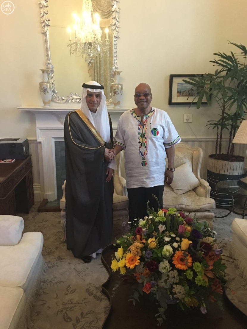 رئيس جنوب أفريقيا يستقبل وزير الخارجية