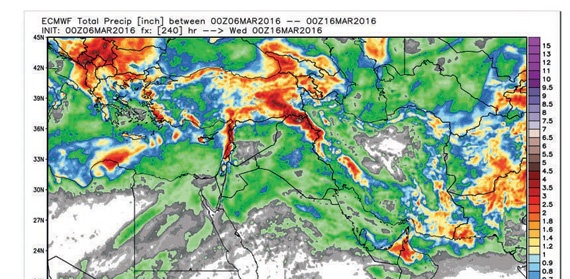 استمرار فرص هطول الأمطار .. اليوم