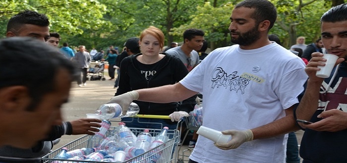 مساعدات ألمانية للاجئين في اليونان