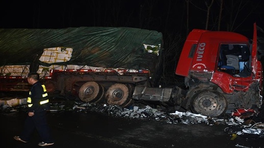 مقتل 5 وإصابة 20 في انفجار شاحنة وسط الصين