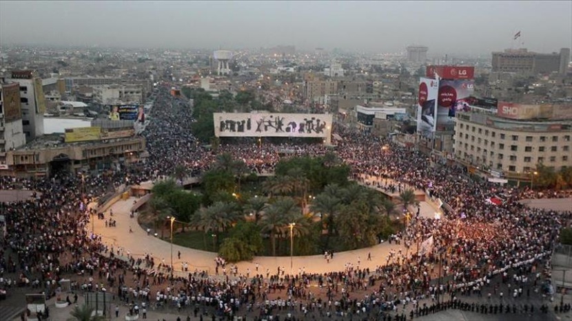 هدوء يسبق العاصفة في اعتصام ضد الفساد في وسط بغداد
