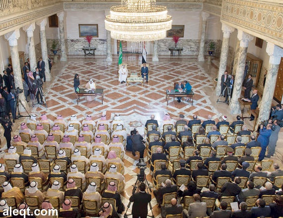 الملك سلمان والرئيس المصري يشهدان توقيع عدد من الاتفاقيات