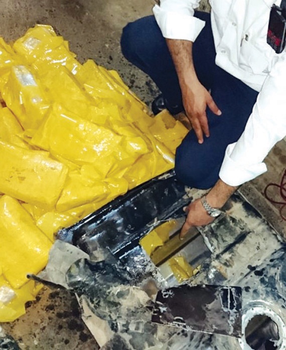 إحباط محاولة تهريب 85 كيلوجراما من الحشيش