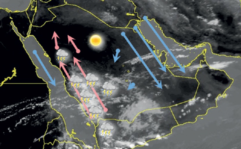 توقعات بهطول أمطار غزيرة اليوم على منطقتي مكة المكرمة والباحة