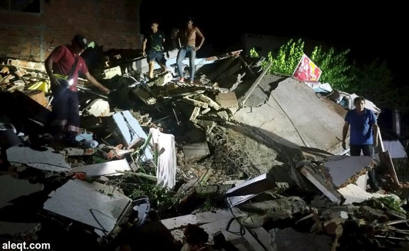 زلزال الإكوادور العنيف يقتل 272 شخصا ويصيب 2500