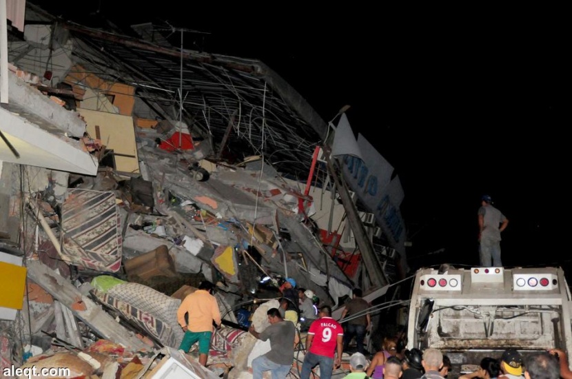 ارتفاع عدد الوفيات جراء زلزال الإكوادور إلى نحو 650