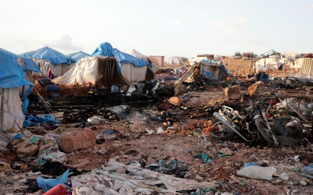 الأمم المتحدة تطالب بتحقيق في الغارة على مخيم النازحين بادلب