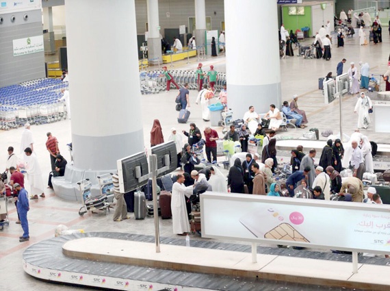 جدة: مطار الملك عبد العزيز يستقبل 8.5 مليون راكب خلال 3 أشهر