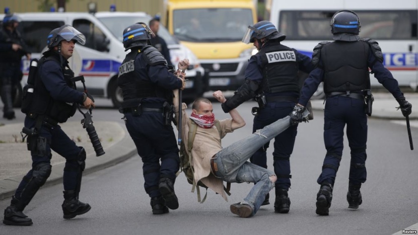 أردوغان ينتقد طريقة تعامل الشرطة الفرنسية مع المتظاهرين