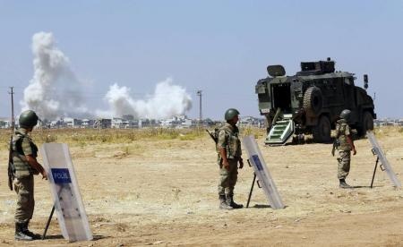 الجيش التركي يقتل 14 من مقاتلي داعش قرب حلب