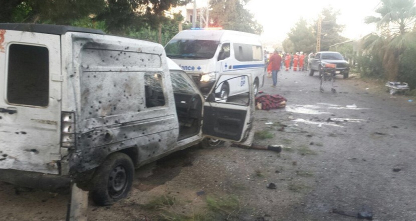 مصرع خمسة أشخاص وإصابة 15 آخرين بتفجيرات انتحارية في منطقة القاع اللبنانية