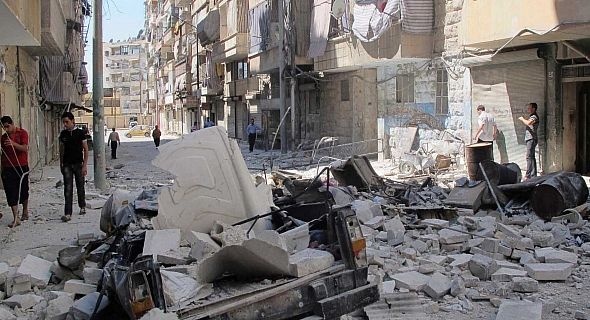 أحياء حلب التابعة لفصائل المعارضة المسلحة تواجه أزمة تموين