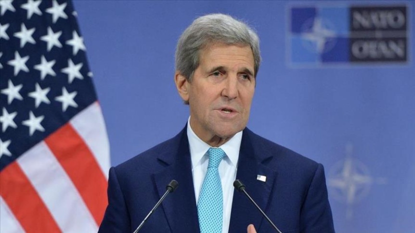 كيري يرد على ترامب ويؤكد قواعد مشاركة الولايات المتحدة في الأطلسي