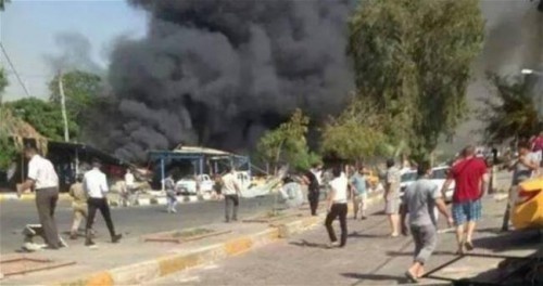 قتلى وجرحى بتفجير انتحاري بشمال بغداد