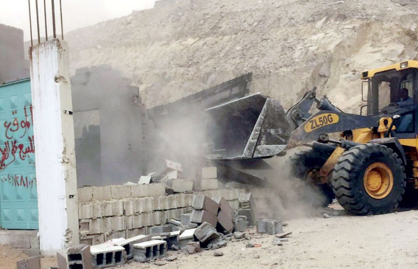 مكة المكرمة: إزالة 10 أحواش مخالفة في «العكيشية»