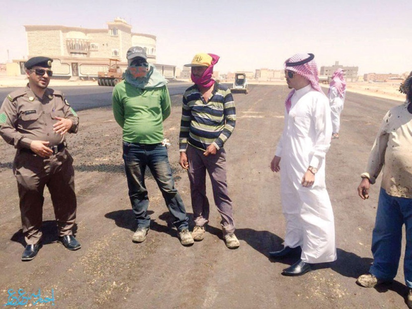 الحدود الشمالية: ضبط 46 مخالفا لقرار منع العمل تحت أشعة الشمس