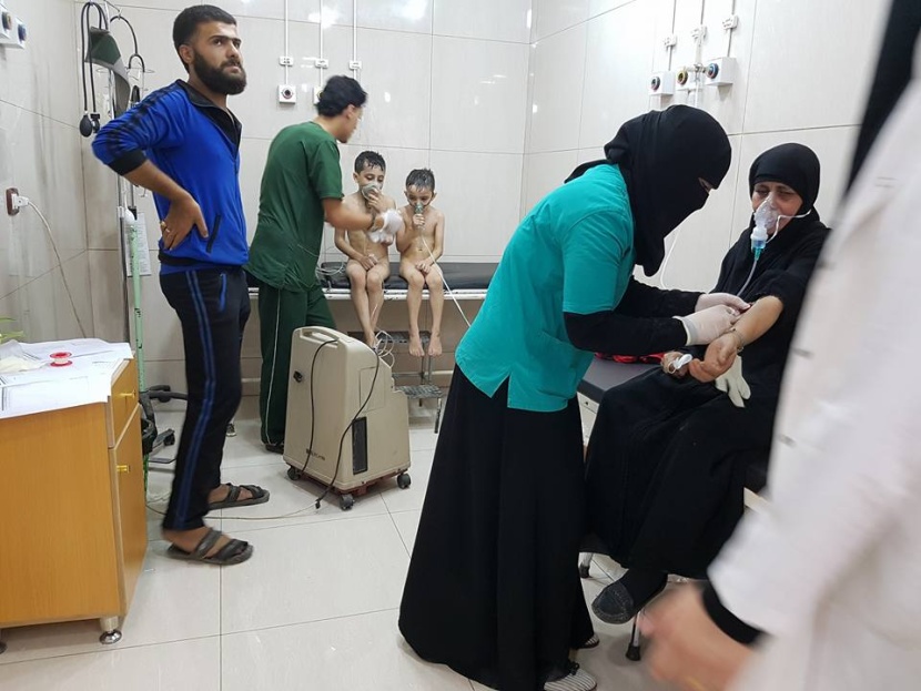 نظام الأسد يقذف أحياء حلب بغاز الكلور السام