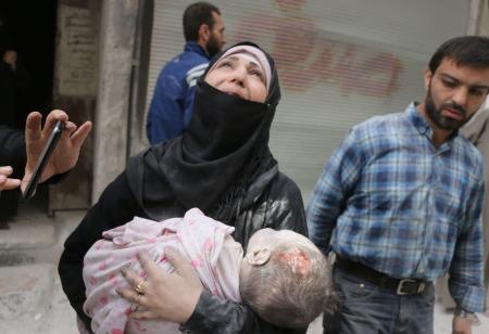 بوتين يساعد الطاغية بشار في إبادة سكان حلب