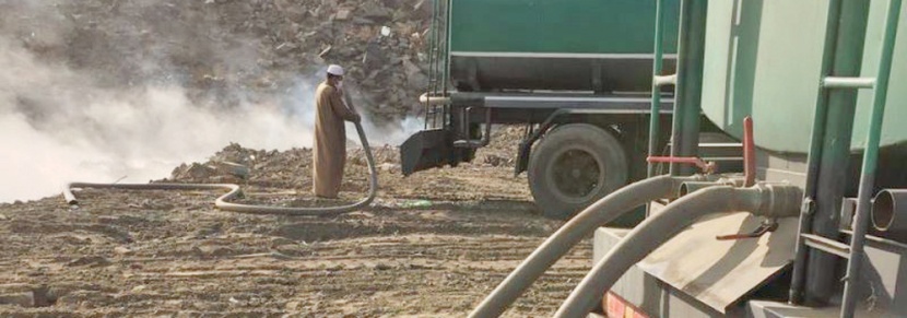 الطائف: حرائق مفتعلة ومتكررة في الطمر الصحي .. و50 آلية لإخمادها