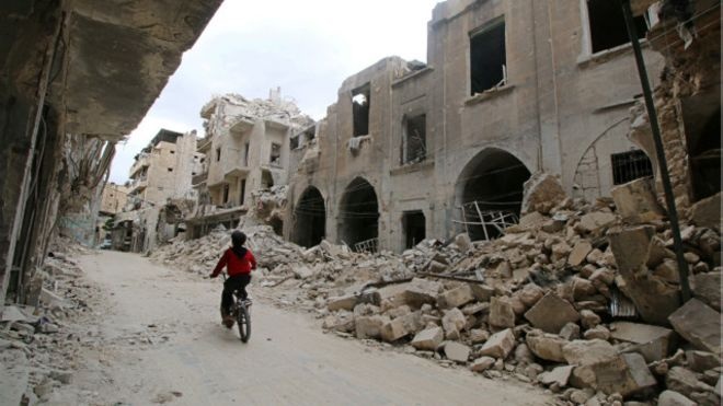 حلب تعيش أهدأ ليلة منذ انهيار الهدنة الروسية الأمريكية