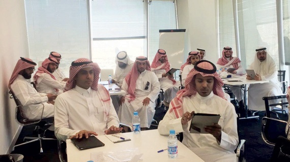 تدريب معلمي الرياض لتوظيف الآيباد 
في تعليم ذوي الاحتياجات الخاصة