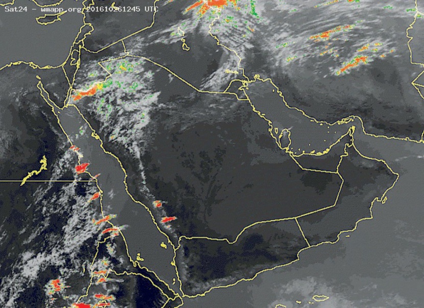توقعات بهطول أمطار رعدية مسبوقة برياح نشطة على أغلب مناطق المملكة