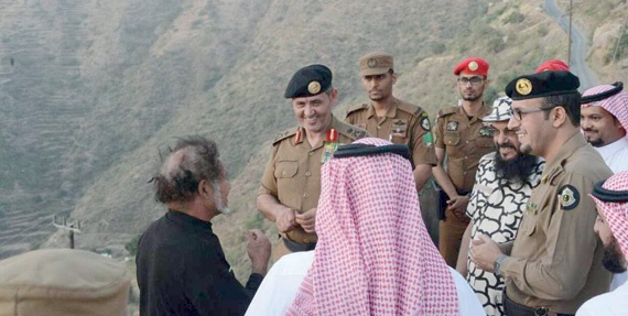 اللجنة الأمنية في جازان تقف ميدانيا على استقرار الوضع