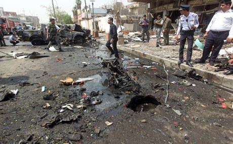 مصرع وإصابة ثمانية أشخاص بتفجير جنوب بغداد